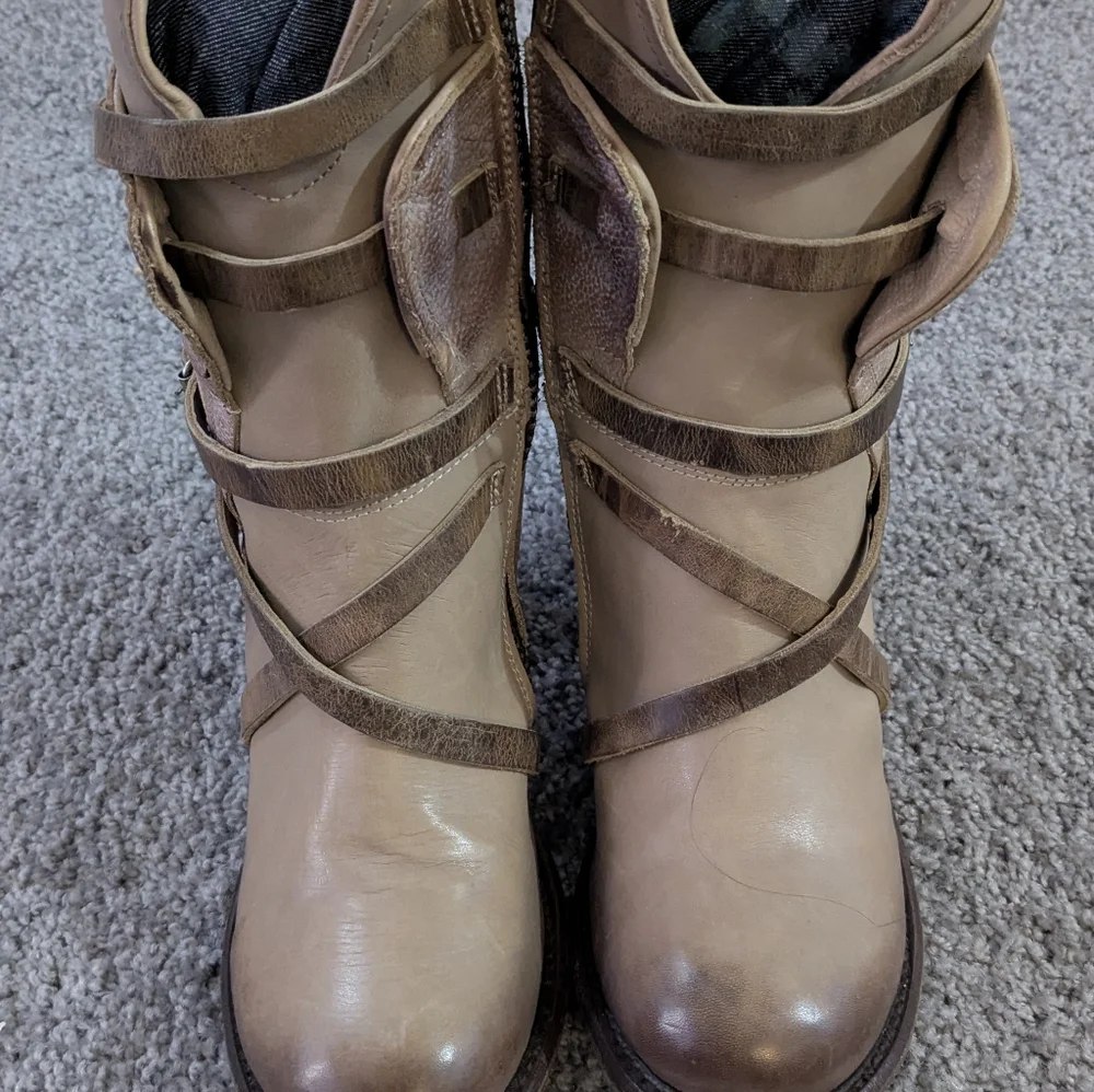 Freebird by Steven - FB-Baker Custom Leather Boots - Size 10 Womens - Picture 2 of 8